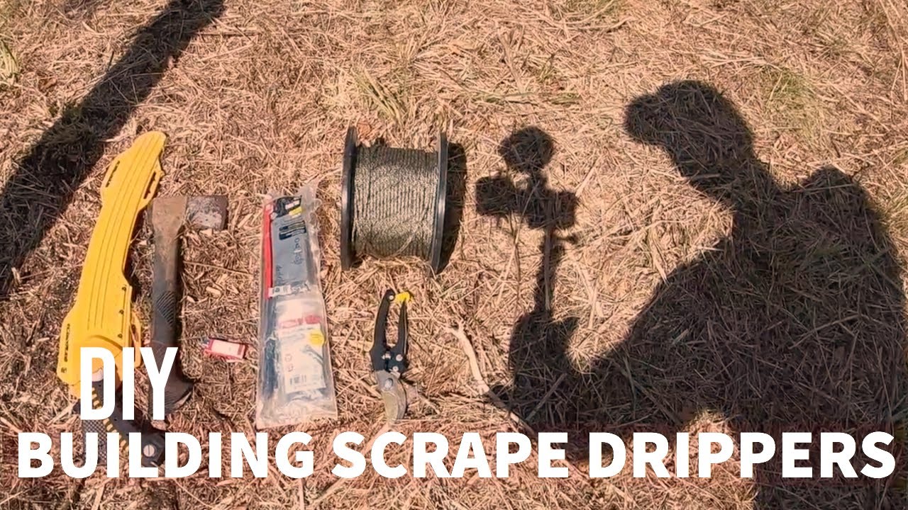 Scrape Dripper Custom Build DIY How To Whitetail Strategy YouTube