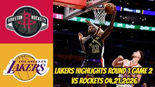 R1G2 Lakers vs Rockets | Lakeshow Highlights | April 12, 2026