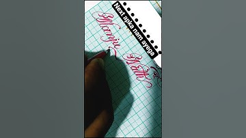 Just comment your name and I will write ur name in my next video. #calligraphy #trending #art