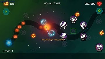 Tower defense geometry war - Android app - GogetaSuperx