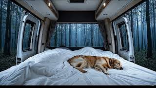 rain on car roof no thunder | 🌧️ soft rain sleep mode screenshot 5