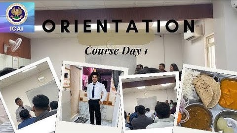 ICAI Orientation course vlog || Oc course Day 1 vlog|| my first day oc training (icai) || Delhi