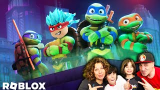 Somos las TORTUGAS NINJA en  Roblox!!