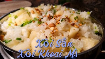Xôi sắn Mỡ Hành/Xôi Khoai Mì / món ăn sáng dân dã lại ngon miệng .Triệu người mê 🌺👌