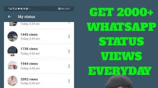 Comment obtenir plus de 10 000 vues de statut WhatsApp | Marketing WhatsApp | Augmentez gratuitem... screenshot 1