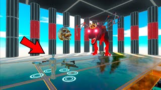 ⚔FPS EXTREME PARKOUR IN THE TOWER OF DEATH WITH OBSTACLES ALL UNITS - Animal Revolt Battle Simulator