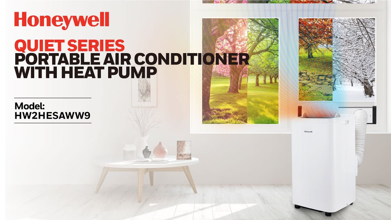 Honeywell Heat and Cool Portable Air Conditioner with Heating Pump, 14,000 BTU