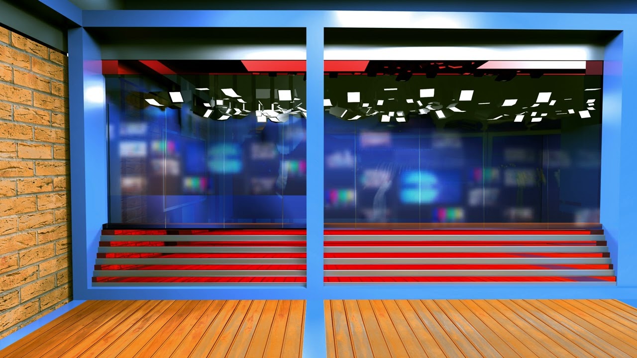 NEWS Virtual Studio Background Video FREE - Copyright © Free  ll 