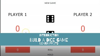 PyQt5: Build A Dice Game Introduction