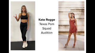 Kate Rogge Texas Pom Tryout Video FINAL