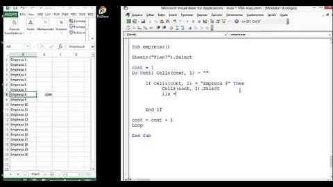 Curso Completo de  VBA para Excel - videos grátis