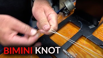 How To: Tie a Bimini Knot and Attach a Wind On Leader