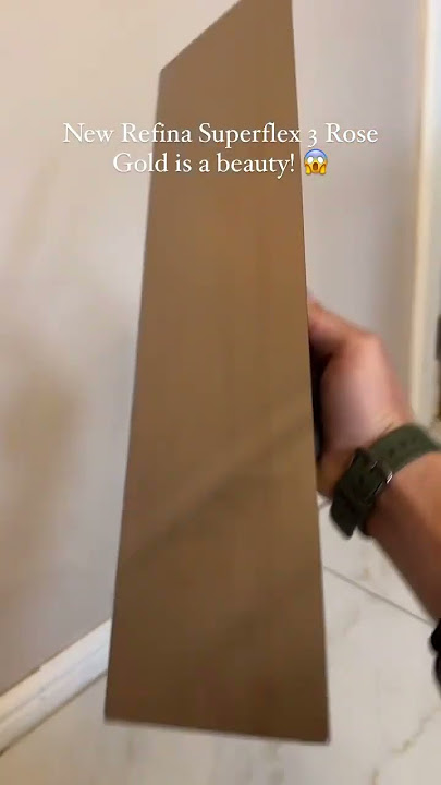 New Refina Superflex 3 Rose Gold Edition is an absolute Beauty! 😱🤯#plastering #skimming #trowel