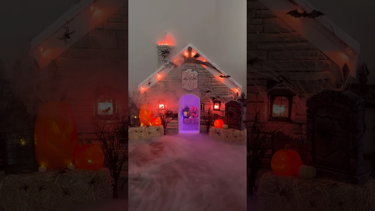 We made the spookiest doghouse in the world!