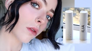 New ilia stick foundation and face milk review + VLOG