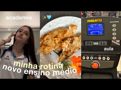 minha rotina de aula no novo ensino médio | treinos, vlog na escola & mais!