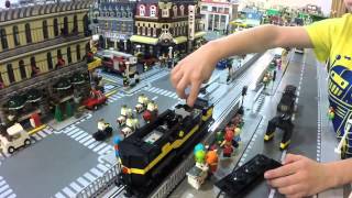 LEGO Diesel Electric Train Engine w Power Functions MOC