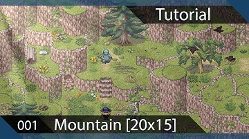RPG Maker - Mapping Tutorial Mountain [GER SUB]