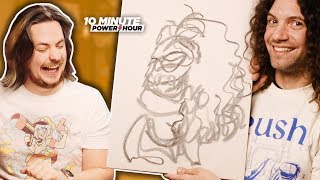 BLIND Portrait Drawing  Ten Minute Power Hour