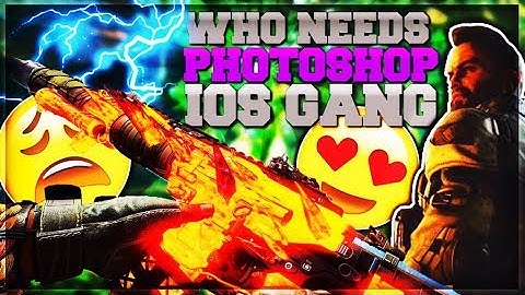 IOS Thumbnail Speed Art! Black Ops 4 Thumbanil Tutorial!