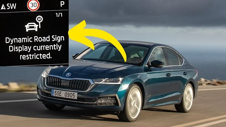 “Dynamic road sign display currently restricted” in Skoda vehicles