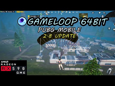 PUBG MOBILE 2.8 Gameplay AMD RX 590 - HDR + 90 FPS | Core i5 4th Gen | Gameloop Emulator Setting