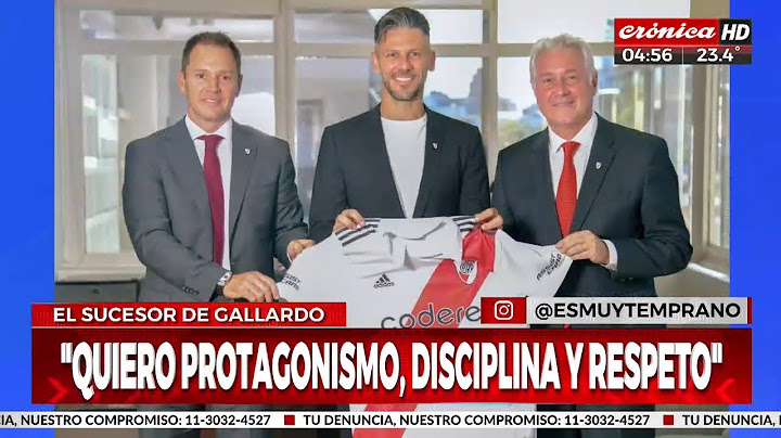 Demichelis fue presentado como DT de River