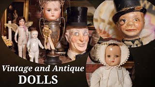 My Collection Of Odd Vintageantique Dolls Art Dolls 