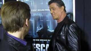 EXCLUSIVE Interview with Sylvester Stallone @ Escape Plan Premiere!