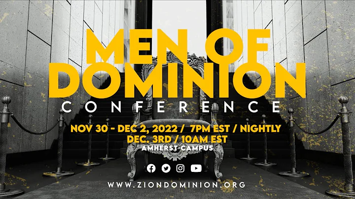 Men Of Dominion Conference 2022: Thursday Night