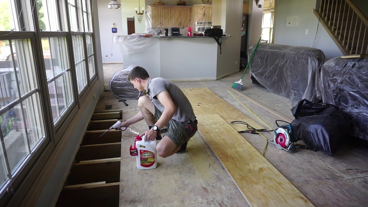 How to fix you subfloor !! YouTube
