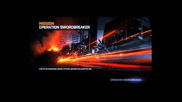Battlefield 3: Operation Swordbreaker Loading Screen