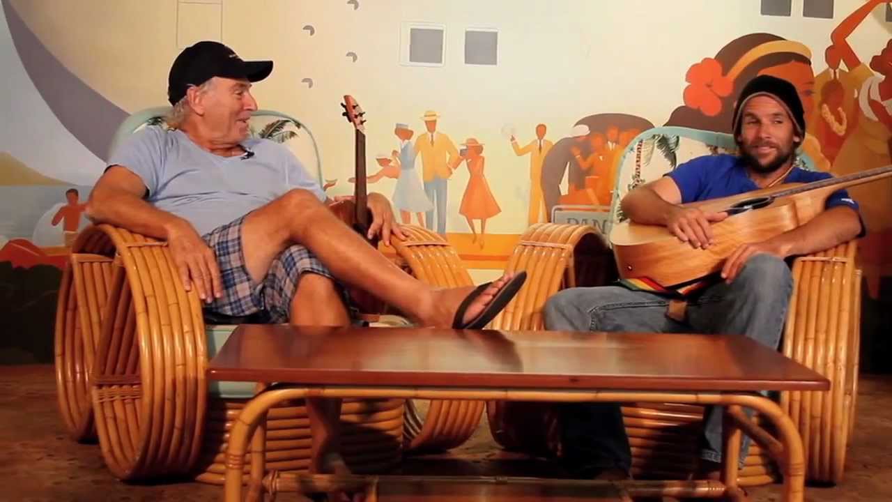 Jimmy Buffett & Mishka share stories and perform together - YouTube