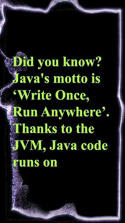 Java Trivia Series Part 6: The ‘Write Once, Run Anywhere’ Promise 🌍💻 # ...