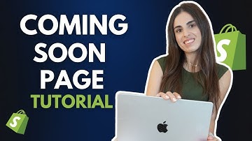 How To Edit Shopify Coming Soon page (or Add one!)