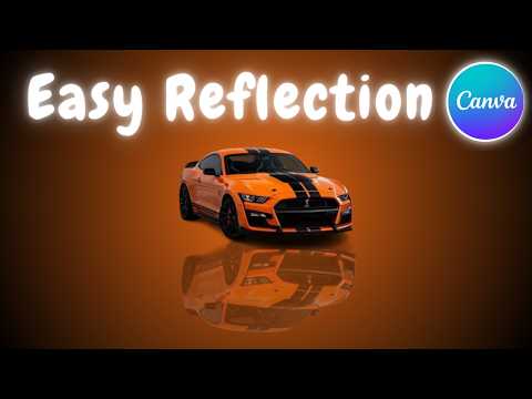 How to Create Image Reflection in Canva | Easy Reflections