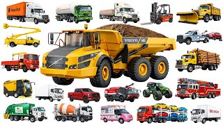 Trucks for Kids | Types of Trucks | Vehicle Names in English