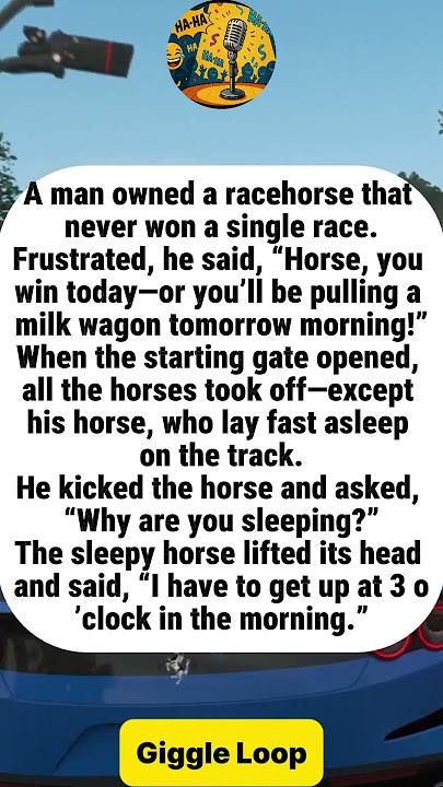 Lazy Racehorse Has The Perfect#funny #comedy #fyp #shorts #memes #trending #anecdote #jokes
