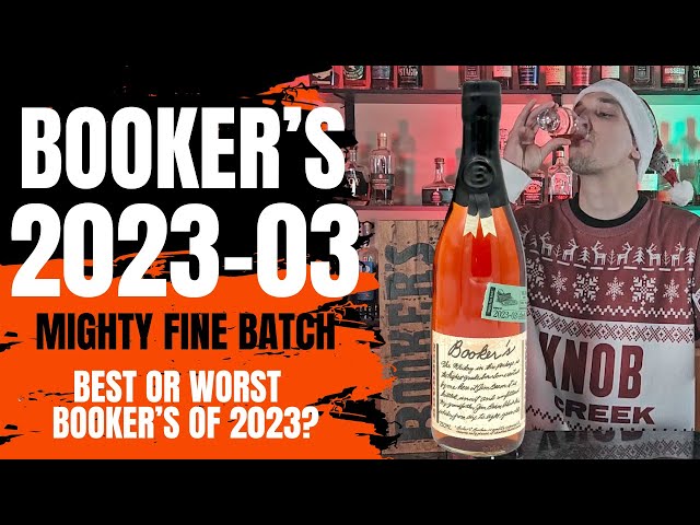 Booker's 2023-03 Mighty Fine Batch Bourbon Review - YouTube