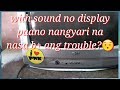 With Sound no display Lg crt tv.