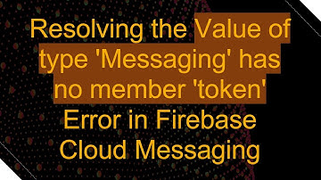 Resolving the Value of type 