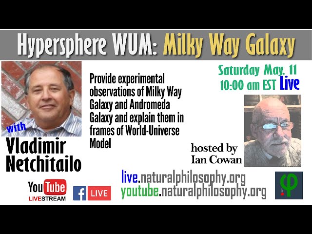 Hypersphere World-Universe Model: Milky Way Galaxy with Vladimir Netchitailo