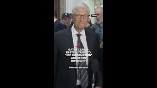 Gates claims Epstein tried to 'use information' about his infidelity