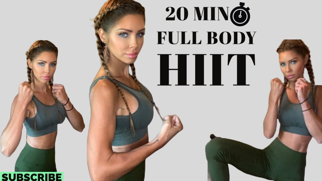 20 Min Full Body HIIT workout! Fat burning/calorie shredding cardio