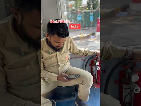 POV: Bus Conductor On AMTS Bus In Ahmedabad | Bus Ride in India