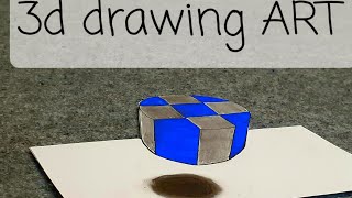 3d Trick Art On Paper Floating Chess