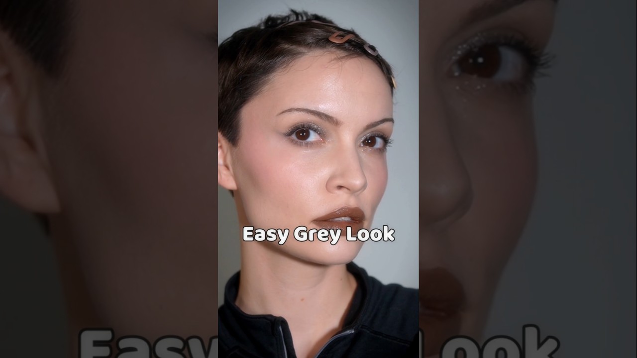 Grey makeup 🩶 