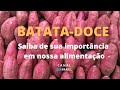 BATATA-DOCE  - SAIBA DE SUA IMPORTÂNCIA EM NOSSA ALIMENTAÇÃO.