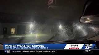 Experts share driving tips to help you avoid a crash on icy roads