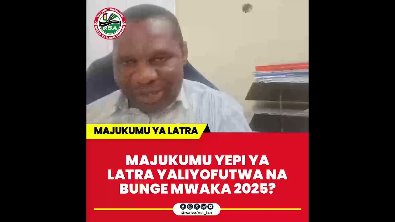 JE BUNGE LILIIFUTA LATRA?